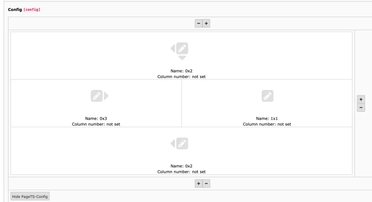 The backend layout interface